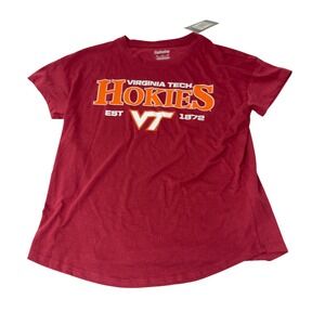 Virginia Tech Hokies Captivating T-Shirt Dark Garnet New Womens Medium